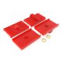 Energy Suspension 3.6111R 70-81 Camaro / 70-81 Firebird Red Multi Leaf Spring Isolators