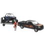 New Ray Toys SS-37426E Pickup with Polaris RZR XP1000 and Figurine Set/ Scale - 1:18