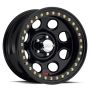 Raceline RT81 Rock 8 15x10in / 5x114.3 BP / -44mm Offset / 83.82mm Bore - Gloss Black Beadlock Wheel