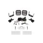 Diode Dynamics DD7852 14-18 Polaris RZR XP Stage Series SS5 A-Pillar Pod Kit - Pro White Combo