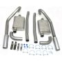JBA 40-2654 65-70 Ford Mustang 260-428 409SS Dual Turn Down Under Rear Valance Header Back Exhaust