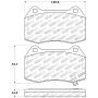 Stoptech 309.09600 Performance 02-07 350z/G35 w/ Brembo Front Brake Pads