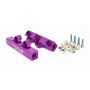 Torque Solution Top Feed Fuel Rails: 02-14 Subaru WRX / 07-18 STI - Purple