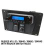 Rugged Radios MT-YXZ-MM-RS Yamaha YXZ Multi-Mount Rugged M1/G1/RM45/RM60/GMR45 with Switch Holes