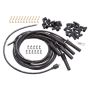 EDELBROCK EDE22700 Max Fire Plug Wire Set w/Str Flex Boots Black
