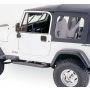 Rampage 68035 86-95 Jeep Wrangler CJ7/YJ Complete Top - Black Diamond