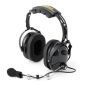 Rugged Radios H22-CF H22 Over the Head (OTH) Headset for 2-Way Radios - Black Carbon Fiber