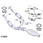 OEM Industries 214023 CATALYTIC CONVERTER AND PIPE ASSEMBLY