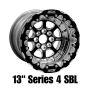 Belak Wheels 13104100S45BS-SBL Belak 13x10 / 5in BS / 4x100 BP / High Pad / Series 4 Wheel - Single Beadlock