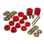 Energy Suspension 67-72 GM 3/4 Ton C-20/C2500 / 1 Ton C-30/C3500 2WD Red Body(cab) Mount Set