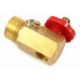 Forney 75550 Tank Manifold for Portable Air Tanks, 1/2-Inch Male NPT Inlet, 1/4-Inch Female NPT Outlet