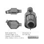 Eastern Catalytic 83425 Federal / EPA Catalytic Converter - Universal