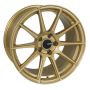 Enkei 499-780-8045GG TS10 17x8 5x100 45mm Offset 72.6mm Bore Gold Wheel