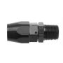 FRAGOLA FRG190106-BL #6 Str. x 1/4 MPT Hose End Black