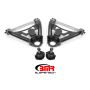 BMR 64-72 A-Body Pro-Touring Upper A-Arms w/ Tall Ball Joint (Delrin) - Black Hammertone