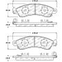 Stoptech 308.04120 Street Touring Brake Pads