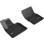 3D MAXpider 18-21 Alfa Romeo Stelvio / Stelvio Quadrifoglio Kagu 1st Row Floormats - Black