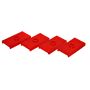 Energy Suspension 62-80 MG MGB Red Rear Leaf Spring Pad Set