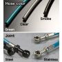 Project Mu BLN-004BG Nissan Skyline HNR32 Stainless Steel Green Teflon Brake Lines (Special Order No Cancel)