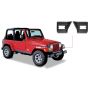 Bushwacker 14007 97-06 Jeep Wrangler Trail Armor Front Corners - Black