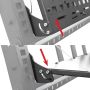 Go Rhino 5950115T XRS Accessory Gear Table for Full-Sized Trucks (Mounts to 5952000T) - Tex. Blk