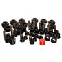 Energy Suspension 81-87 Chevy/GMC 4WD (w/ Aftermarket Frt Springs) Blk Hyper-flex Master Bushing Set