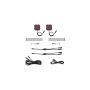 Diode Dynamics DD7458 Stage Series Single Color LED Rock Light - Red M8 (2-pack)
