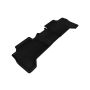 3D MAXpider 2005-2015 Toyota Tacoma Double Cab Kagu 2nd Row Floormats - Black