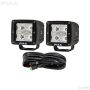 PIAA 26-06303 PIAA Quad Series Flood Beam LED Cube Lights w/ Harness