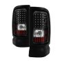 SPYDER 5012777 Xtune Dodge Ram 1500 94-01 / Ram 2500/3500 94-02 LED Tail Lights Black ALT-ON-DRAM94-LED-BK