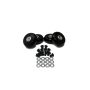 Energy Suspension 2 -3/8in / 60Mm Wheel (4 Ea) - Black