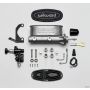 Wilwood 261-13272 HV Tandem M/C Kit w L/H Bracket & Prop Valve - 7/8in Bore-W/Pushrod - Early Mustang