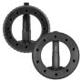 Yukon Gear & Axle YGKT005-410-4 Yukon Ring & Pinion Gear Kit Front & Rear for Toyota 8.4/8IFS Diff (w/o Factory Locker) 4.11 Ratio