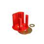 Energy Suspension 09-11 Audi A3/TT / 09-11 VW Passat/Jetta/GTI MKV/MKVI Red Motor Mount Inserts