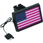 Kuryakyn 2893 Freedom Flag LED Hitch Cover Black