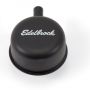 EDELBROCK EDE4413 Round Cap w/Nipple Black