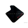 Rally Armor Universal fitment (no hardware) UR Black Mud Flap w/ Red Logo