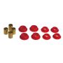 Prothane 86-88 Mazda RX-7 Rear End Link Bushings - Red