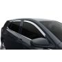 AVS 15-22 Ford Edge Ventvisor Front & Rear Window Deflectors 4pc - Chrome