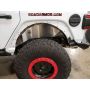 Road Armor 518LFR0Z 18-20 Jeep Wrangler JL Stealth Rear Fender Liner Body Armor - Raw