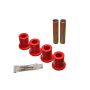 Energy Suspension 4.2144R 80-96 Ford Bronco / F150 / F250 / F350 Red Rear 4WD Frame Shackle Bushings Set