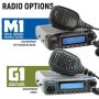 Rugged Radios MCK-STX-RS-2P-G1 STX STEREO Remote Head Complete Master Comm Kit with Intercom and 2-Way Radio G1 GMRS