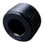 FRAGOLA FRG493204-BL 3/8 MPT Allen Pipe Plug Black