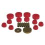 Prothane 79-88 Toyota Truck 4wd Body Mount Kit - Red