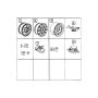 Mopar Bag of 5 Chrome Lug Nuts - 6036433AA