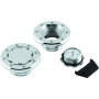 Kuryakyn 8310 Flush Mount Gas Caps Non-Vented Chrome