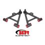 BMR 79-93 Mustang Lower Non-Adj. A-Arms (Coilover Only) w/ STD. Ball Joint (Poly) - Black Hammertone