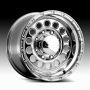 Raceline 887 Rock Crusher 17x9in / 6x139.7 BP / 0mm Offset / 107.95mm Bore - Polished Wheel