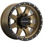 Raceline 935BZ Defender 17x9in / 5x127 BP / -12mm Offset / 83.82mm Bore - Bronze Wheel