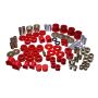 Energy Suspension 15-16 Ford Mustang Red Hyper-Flex Master Bushing Set